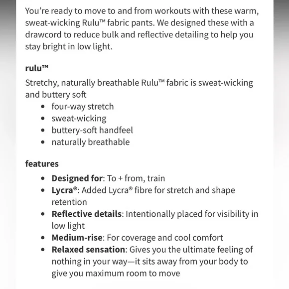 Lululemon Ready To Rulu Pant - Picture 8 of 8